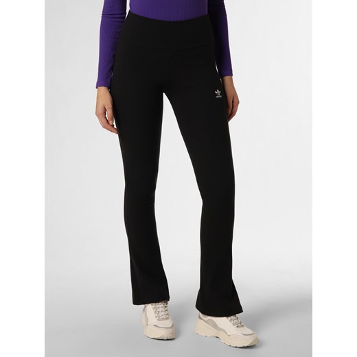 adidas Originals Spodnie Kobiety Bawełna czarny jednolity ze sklepu vangraaf w kategorii Spodnie damskie - zdjęcie 168975250