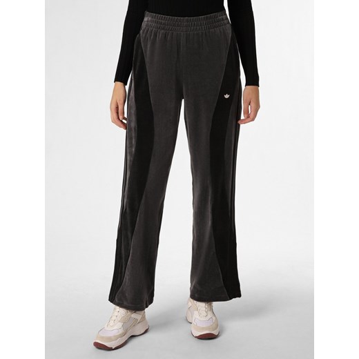 adidas Originals Damskie spodnie dresowe Kobiety Bawełna antracytowy jednolity ze sklepu vangraaf w kategorii Spodnie damskie - zdjęcie 168975251
