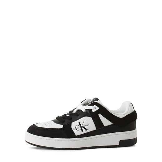 Calvin Klein Jeans Damskie buty sportowe z zawartością skóry Kobiety czarny jednolity ze sklepu vangraaf w kategorii Trampki damskie - zdjęcie 168975280