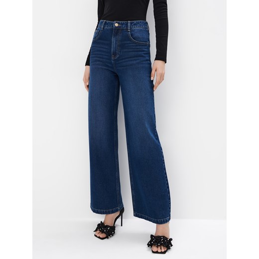 Jeansy damskie Mohito granatowe 