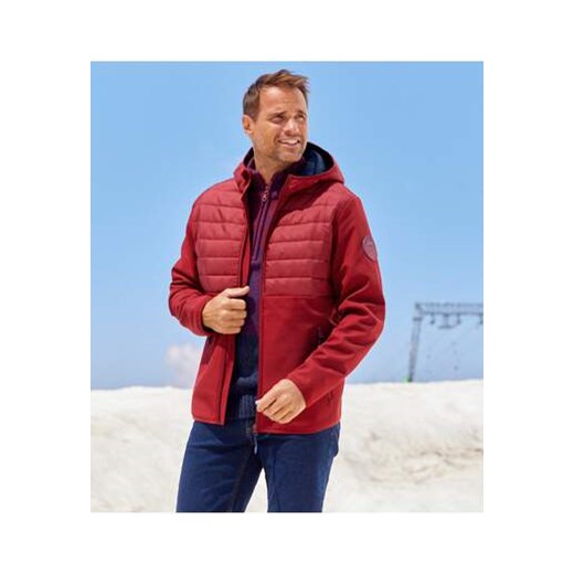 Pikowana kurtka z kapturem Softshell Freedom ze sklepu Atlas For Men w kategorii Kurtki męskie - zdjęcie 168977623