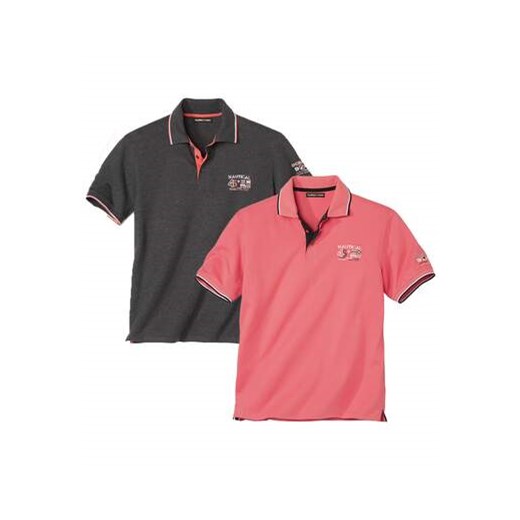 Zestaw 2 polo Nautical Sailing ze sklepu Atlas For Men w kategorii T-shirty męskie - zdjęcie 168977650