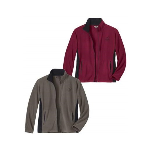 Zestaw 2 polarowych bluz Winter Atlas ze sklepu Atlas For Men w kategorii Swetry męskie - zdjęcie 168977683