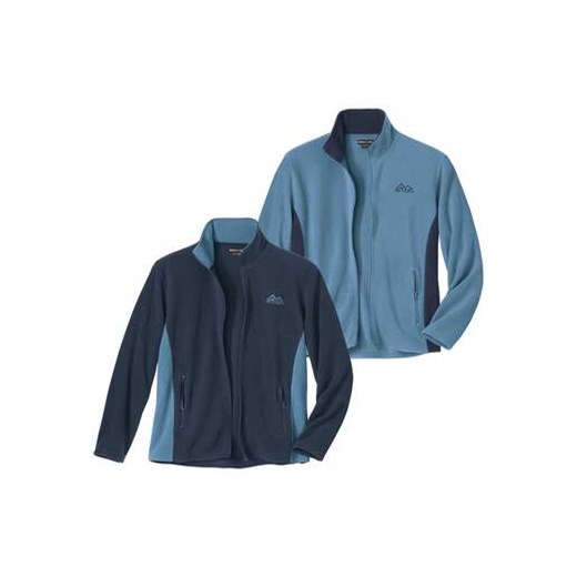 Zestaw 2 dwukolorowych bluz z polaru Rx-Trem ze sklepu Atlas For Men w kategorii Bluzy męskie - zdjęcie 168977720