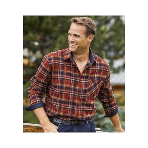 Flanelowa koszula w kratę Winter Valley ze sklepu Atlas For Men w kategorii Koszule męskie - zdjęcie 168977801