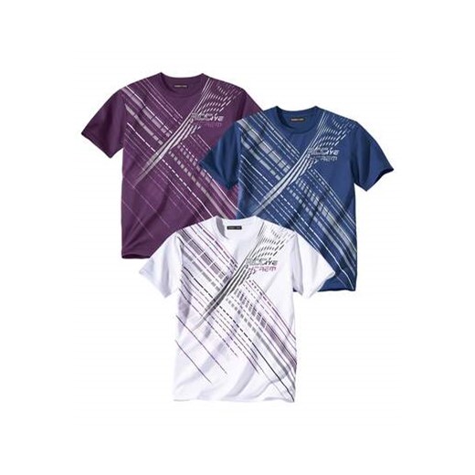 Zestaw 3 koszulek Sportmen ze sklepu Atlas For Men w kategorii T-shirty męskie - zdjęcie 168977882