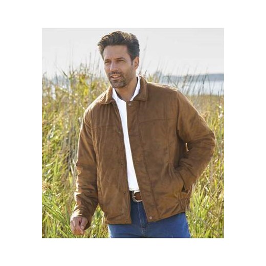 Pikowana kurtka ze sztucznego zamszu ze sklepu Atlas For Men w kategorii Kurtki męskie - zdjęcie 168977920