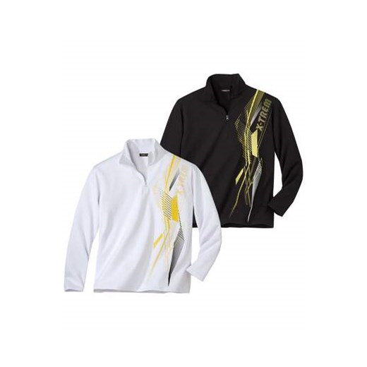 Zestaw 2 polo z kołnierzem na suwak Cold Winter ze sklepu Atlas For Men w kategorii T-shirty męskie - zdjęcie 168977992