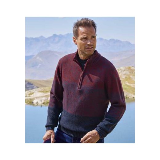 Sweter z wykładanym kołnierzem Winter Sunset ze sklepu Atlas For Men w kategorii Swetry męskie - zdjęcie 168978040