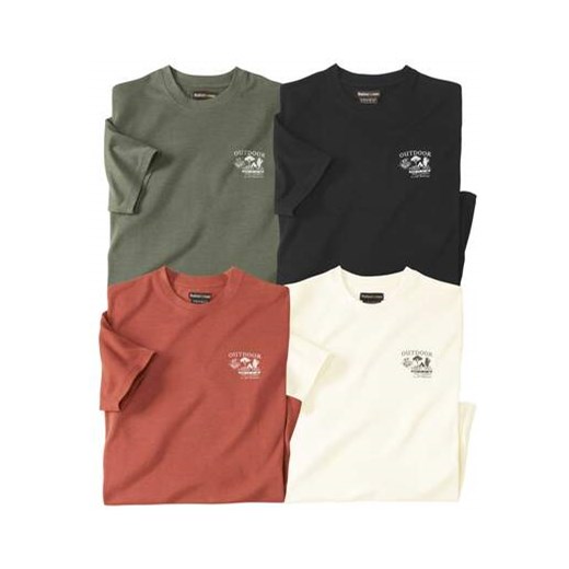 Zestaw 4 koszulek Adventure ze sklepu Atlas For Men w kategorii T-shirty męskie - zdjęcie 168978092