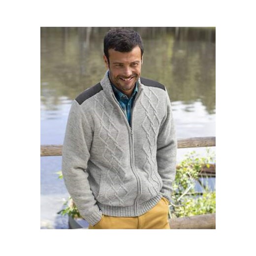 Trykotowa bluza podszyta polarem ze sklepu Atlas For Men w kategorii Bluzy męskie - zdjęcie 168978351