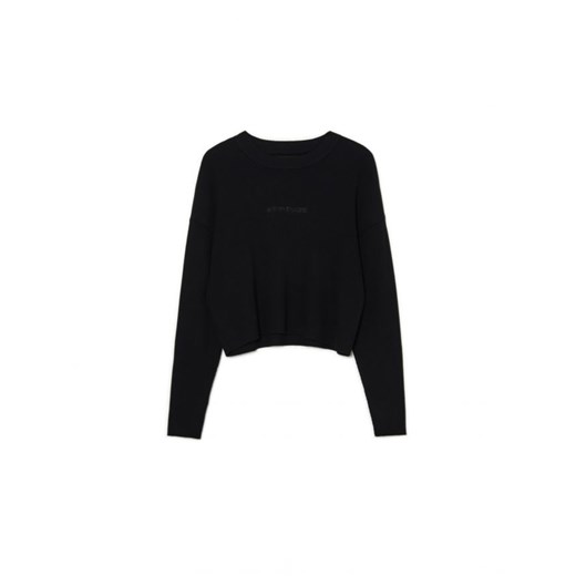 Cropp - Czarny sweter oversize - czarny ze sklepu Cropp w kategorii Swetry damskie - zdjęcie 168979180