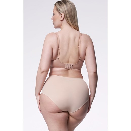 Figi damskie z wysokim stanem beżowe Agat, Kolor beżowy, Rozmiar L, Julimex ze sklepu Intymna w kategorii Majtki damskie - zdjęcie 168979514