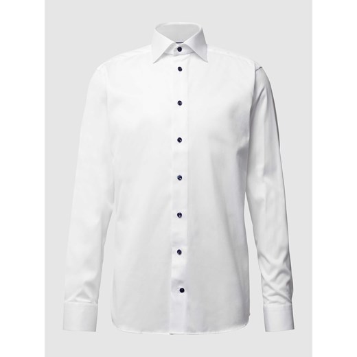 Koszula biznesowa o kroju slim fit z diagonalu ze sklepu Peek&Cloppenburg  w kategorii Koszule męskie - zdjęcie 168979654