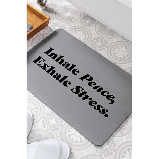 Artsy Doormats mata łazienkowa Inhale Peace Exhale Artsy Doormats ONE ANSWEAR.com