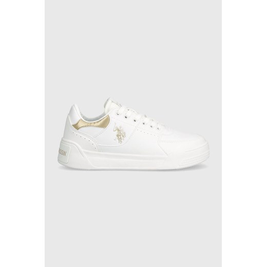 U.S. Polo Assn. sneakersy NOLE kolor biały NOLE001W 4YN1 ze sklepu ANSWEAR.com w kategorii Buty sportowe damskie - zdjęcie 168982194