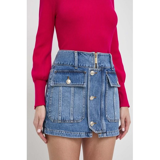 Liu Jo spódnica jeansowa kolor niebieski mini ołówkowa ze sklepu ANSWEAR.com w kategorii Spódnice - zdjęcie 168982400