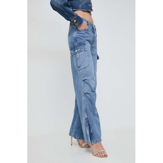 Liu Jo jeansy damskie kolor niebieski ze sklepu ANSWEAR.com w kategorii Jeansy damskie - zdjęcie 168982432