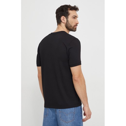 HUGO t-shirt bawełniany męski kolor czarny z aplikacją XXL ANSWEAR.com