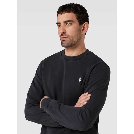 Bluza w jednolitym kolorze z wyhaftowanym logo Polo Ralph Lauren XL Peek&Cloppenburg 