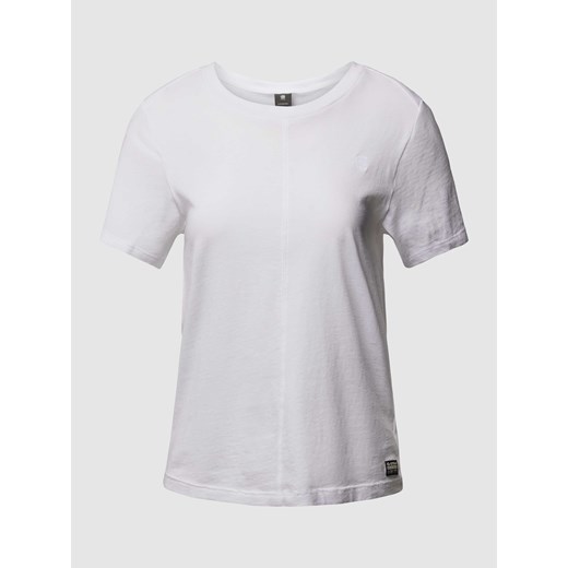 T-shirt z detalem z logo ze sklepu Peek&Cloppenburg  w kategorii Bluzki damskie - zdjęcie 168983613
