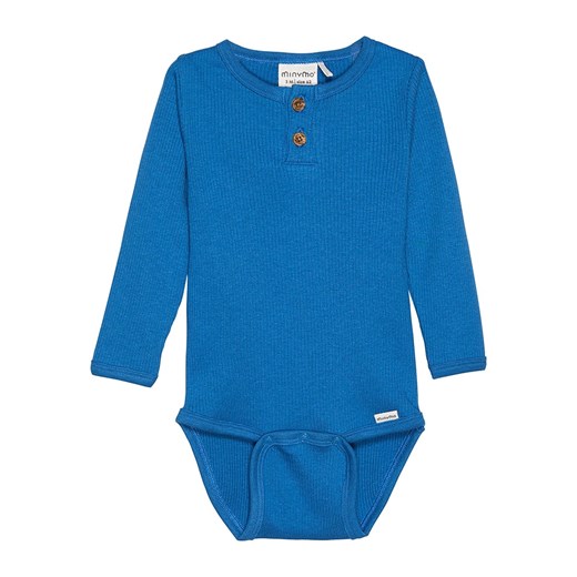 Minymo Body w kolorze niebieskim ze sklepu Limango Polska w kategorii Body niemowlęce - zdjęcie 168984323