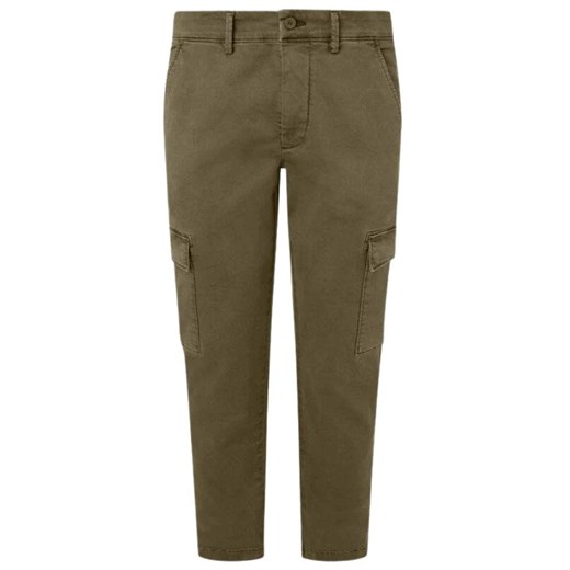 spodnie męskie pepe jeans pm211641 slim cargo zielony ze sklepu Royal Shop w kategorii Spodnie męskie - zdjęcie 168988104