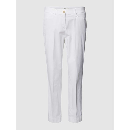 Spodnie materiałowe o kroju regular fit w kant model ‘STYLE.MARA’ ze sklepu Peek&Cloppenburg  w kategorii Spodnie damskie - zdjęcie 168989060