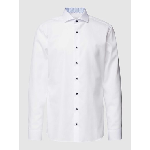 Koszula biznesowa o kroju slim fit z kołnierzykiem typu cutaway ze sklepu Peek&Cloppenburg  w kategorii Koszule męskie - zdjęcie 168989163