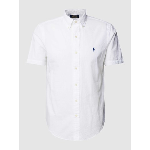 Koszula casualowa o kroju custom fit z kołnierzykiem typu button down ze sklepu Peek&Cloppenburg  w kategorii Koszule męskie - zdjęcie 168989304