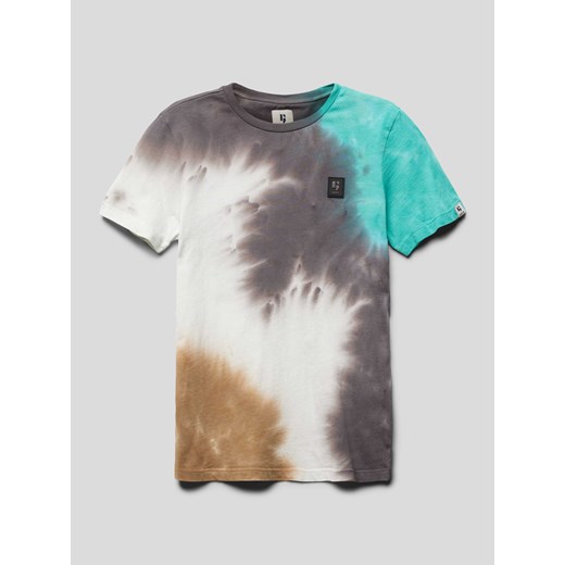 T-shirt z efektem batiku ze sklepu Peek&Cloppenburg  w kategorii T-shirty chłopięce - zdjęcie 168989442