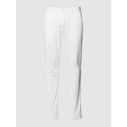 Spodnie o kroju shaped fit z elastycznym pasem ze sklepu Peek&Cloppenburg  w kategorii Spodnie męskie - zdjęcie 168989454