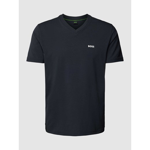 T-shirt z dekoltem w serek ze sklepu Peek&Cloppenburg  w kategorii T-shirty męskie - zdjęcie 168989461