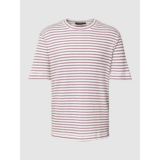 T-shirt ze wzorem w paski model ‘RAPHAEL’ ze sklepu Peek&Cloppenburg  w kategorii T-shirty męskie - zdjęcie 168989633