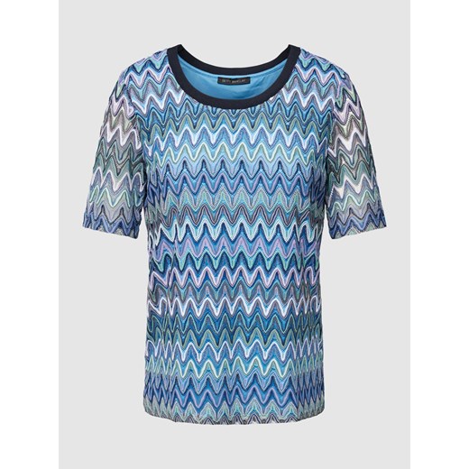 T-shirt ze wzorem w zygzaki ze sklepu Peek&Cloppenburg  w kategorii Bluzki damskie - zdjęcie 168989782