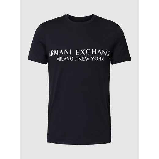 T-shirt z nadrukiem z logo model ‘milano/nyc’ ze sklepu Peek&Cloppenburg  w kategorii T-shirty męskie - zdjęcie 168989900