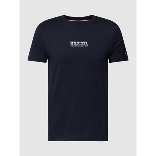 T-shirt męski Tommy Hilfiger z krótkim rękawem młodzieżowy z nadrukami 