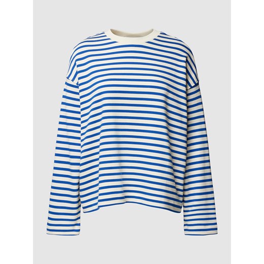 Bluza z bawełny ekologicznej ze wzorem w paski model ‘FRANKA’ ze sklepu Peek&Cloppenburg  w kategorii Bluzy damskie - zdjęcie 168990134