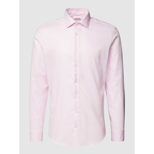 Koszula biznesowa o kroju slim fit z kołnierzykiem typu kent ze sklepu Peek&Cloppenburg  w kategorii Koszule męskie - zdjęcie 168990170