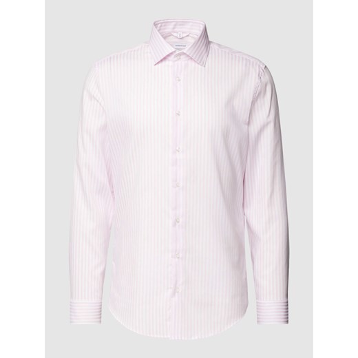 Koszula biznesowa o kroju slim fit w paski ze sklepu Peek&Cloppenburg  w kategorii Koszule męskie - zdjęcie 168990404