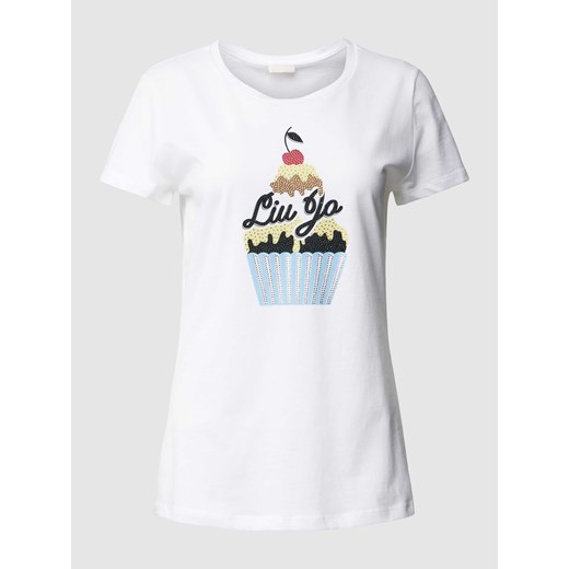 T-shirt z nadrukiem z motywem z logo ze sklepu Peek&Cloppenburg  w kategorii Bluzki damskie - zdjęcie 168990551