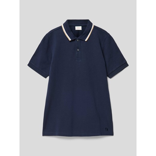 Koszulka polo z obszyciem w kontrastowym kolorze ze sklepu Peek&Cloppenburg  w kategorii T-shirty chłopięce - zdjęcie 168991150