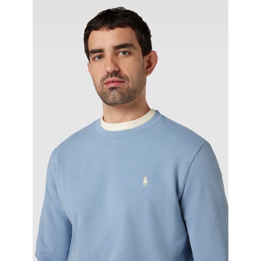 Bluza w jednolitym kolorze z wyhaftowanym logo Polo Ralph Lauren XL Peek&Cloppenburg 