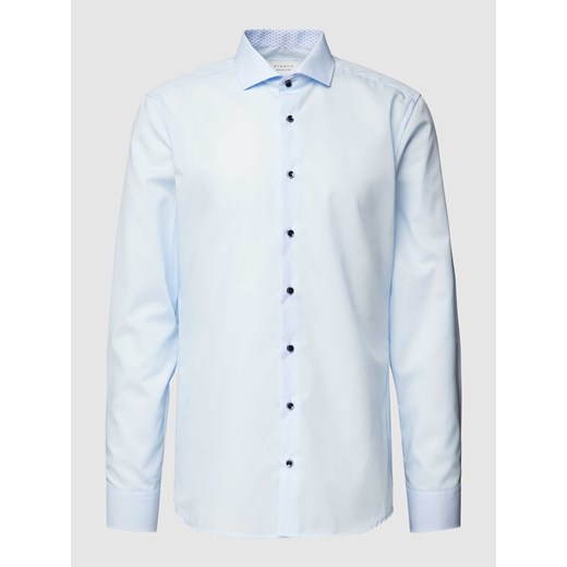 Koszula biznesowa o kroju slim fit z kołnierzykiem typu cutaway ze sklepu Peek&Cloppenburg  w kategorii Koszule męskie - zdjęcie 168991474