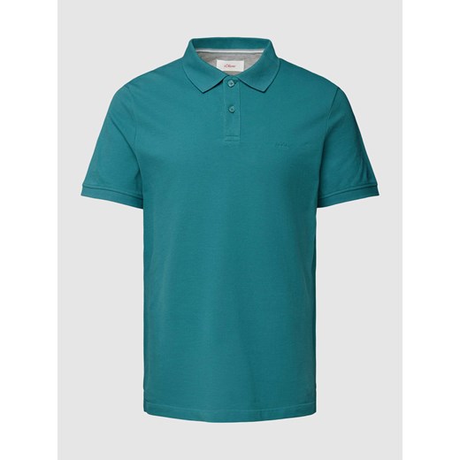 Koszulka polo w jednolitym kolorze ze sklepu Peek&Cloppenburg  w kategorii T-shirty męskie - zdjęcie 168991783