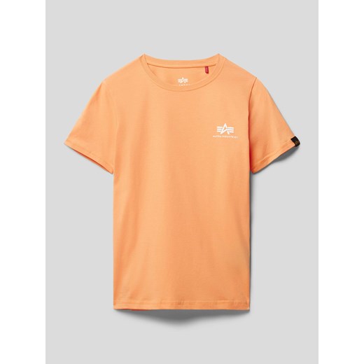 T-shirt z nadrukiem z logo ze sklepu Peek&Cloppenburg  w kategorii T-shirty chłopięce - zdjęcie 168991880