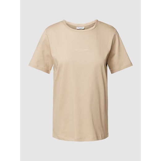 T-shirt w jednolitym kolorze ze sklepu Peek&Cloppenburg  w kategorii Bluzki damskie - zdjęcie 168991921