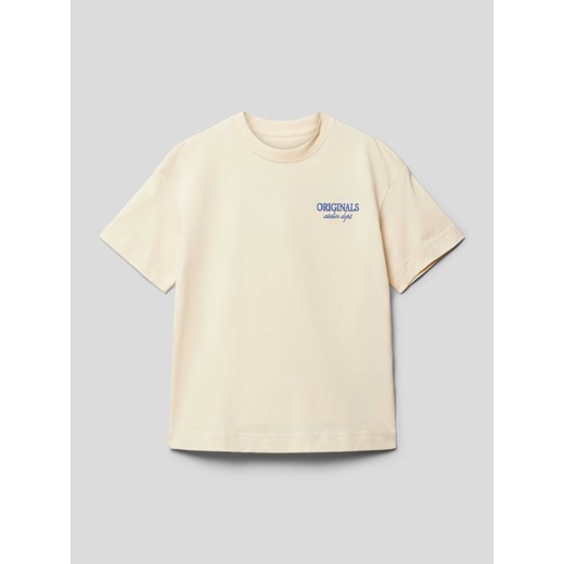 T-shirt z nadrukiem z napisem model ‘JORSANTORINI’ ze sklepu Peek&Cloppenburg  w kategorii T-shirty chłopięce - zdjęcie 168992012