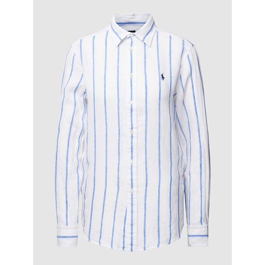 Bluzka koszulowa ze wzorem w paski ze sklepu Peek&Cloppenburg  w kategorii Koszule damskie - zdjęcie 168992134