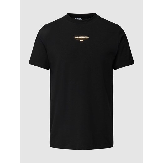 T-shirt z nadrukiem z logo ze sklepu Peek&Cloppenburg  w kategorii T-shirty męskie - zdjęcie 168992301